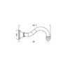 222 NRO692103CH Chrome Basin/Bath Spout Only