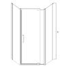 333 Diamond Shower Screen - 900x900 / 1000x1000mm