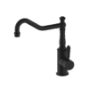 333-11 NRO69210702MB Black Kitchen Mixer Hook Spout With Metal Lever