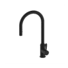 333-12 NRO69210802MB Black Pull Out Sink Mixer With Vegie Spray Function With Metal Lever