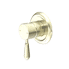 333-13 NRO69210902AB Aged Brass Shower Mixer With Metal Lever