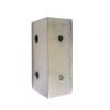 4444 10mm Square Wall Bracket - Brushed Nickel