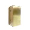 777 10mm Square Wall Bracket - Brushed Gold