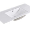 Ceramic Top EC Nutro Wooden Finish Wall Hung Vanity - 900x460mm