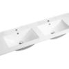 Double ceramic top AU15 Freestanding Vanity - 1500mm Double