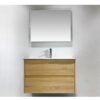 Nutro 900 EC Nutro Wooden Finish Wall Hung Vanity - 900x460mm