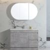 SG1215-1 SG-12075MW/MB/A1 Shaving Cabinet 1200x750mm