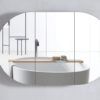 SG1215-6 SG-12075MW/MB/A1 Shaving Cabinet 1200x750mm