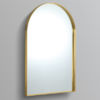 CE Yellow Gold Frame Arch Mirror 600*900