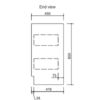 666-3 AU05 Freestanding Vanity - 750mm