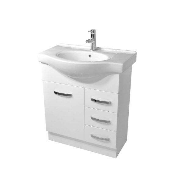 FZ-Antonio-750 Freestanding Vanity with Solid Doors - 750mm