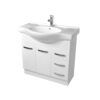 90EKW FZ-Antonio-900 with Solid Doors Freestanding Vanity - 900mm