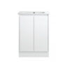 AU03-600 Gloss White Freestanding Vanity - 600x460mm