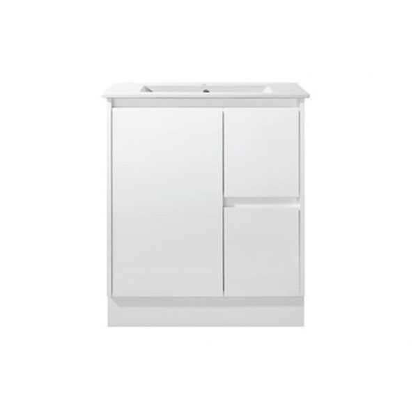 AU03-750 Gloss White Freestanding Vanity 750x460mm