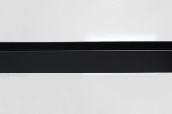 10mm Square Wall Channel - Matt Black