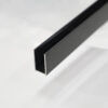Black3 10mm Square Wall Channel - Matt Black