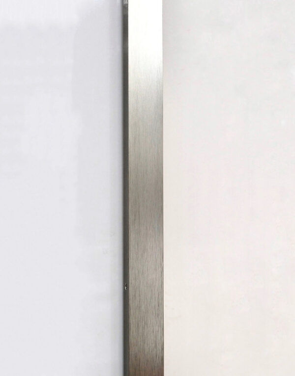 10mm Square Wall Channel - Brushed Nickel