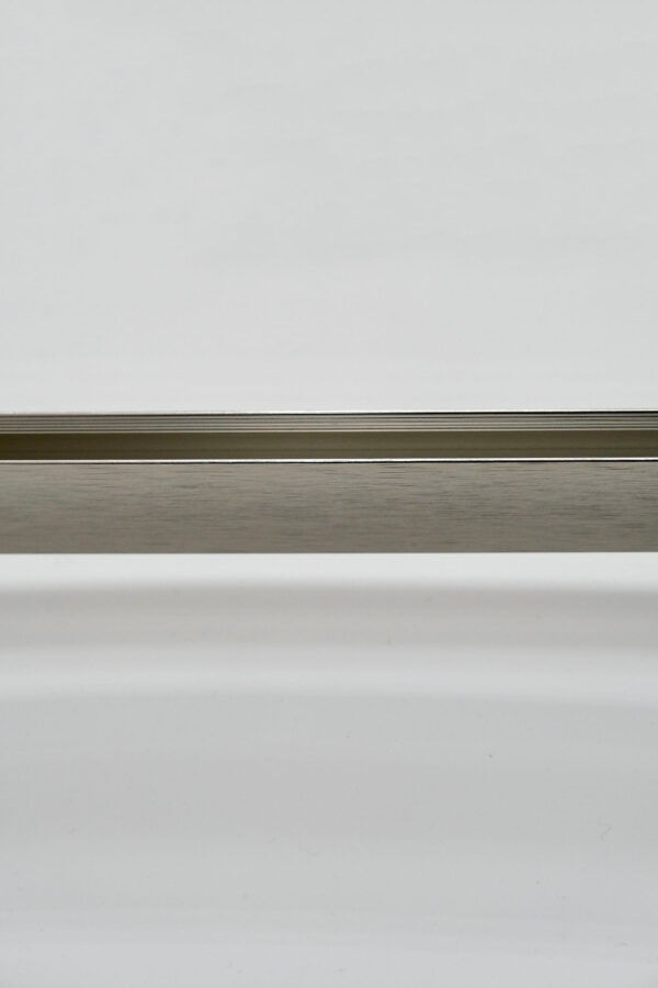 10mm Square Wall Channel - Brushed Nickel