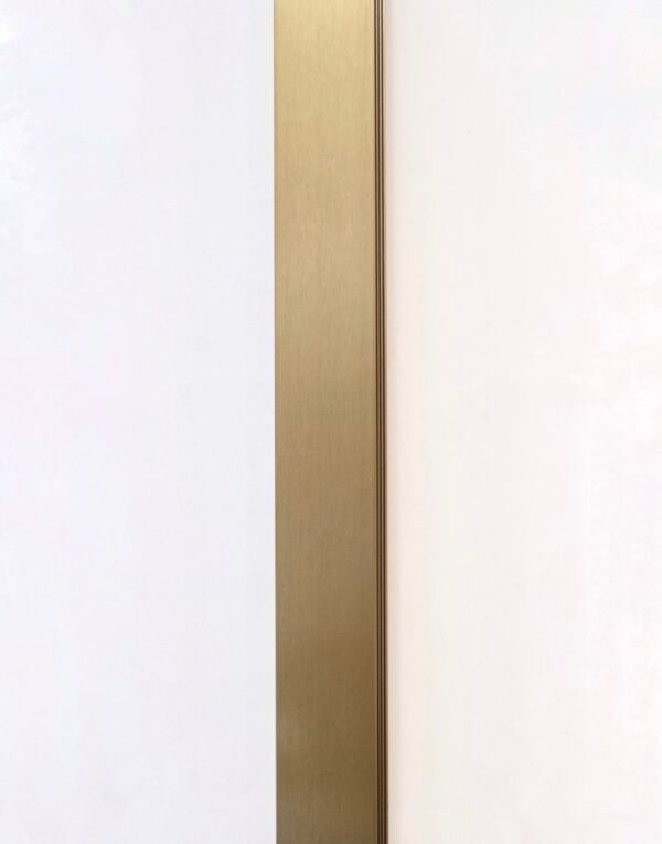 10mm Square Wall Channel - Brushed Gold