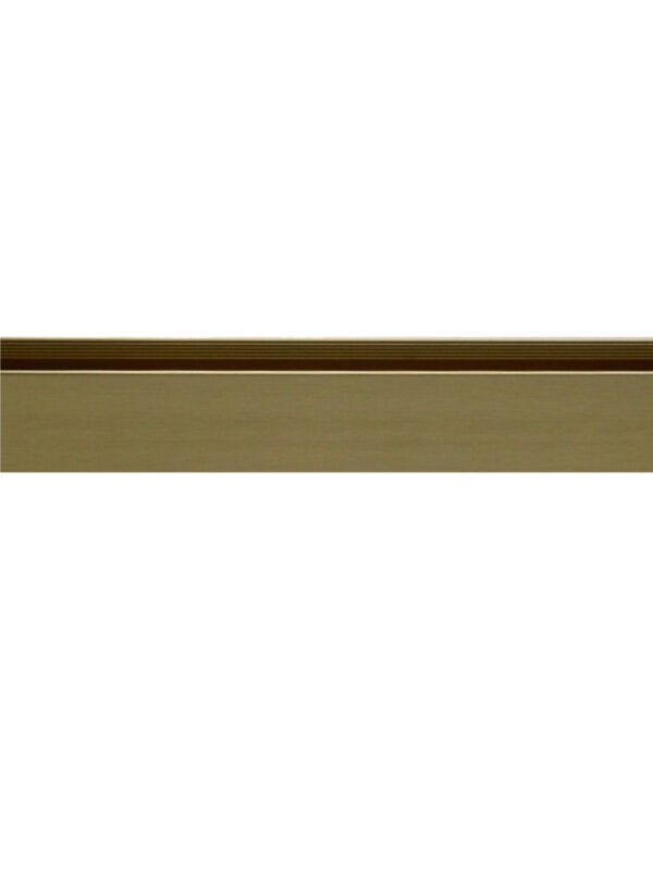 10mm Square Wall Channel - Brushed Gold