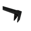 SA-ADJ-BLK CON Black Supporting Bar 650-1200mm