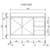AU05 Freestanding Vanity - 1200mm