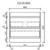AU10-900 AU10 Freestanding Vanity - 900mm