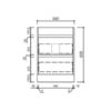 AU15-600 AU15 Freestanding Vanity - 600mm