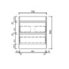 AU15-750 AU15 Freestanding Vanity - 750mm