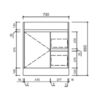 AU21-750 AU21 Compact Freestanding Vanity - 750x360mm (L/R)