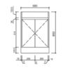AU22 Compact Freestanding Vanity - 600x360mm