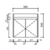 AU21 Compact Wall Hung Vanity - 600x360mm