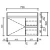 AUWH21-750 AU21 Compact Wall Hung Vanity - 750x360mm (L/R)