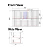 AUWH42-900 AUWH42 Wall Hung Vanity - 900mm