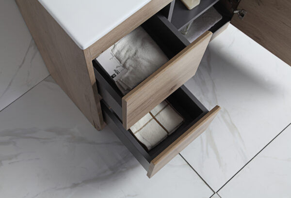 AU21 Compact Freestanding Vanity - 900x360mm (L/R)