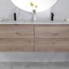 CAWH10-1500-2 -Double AU10 Wall Hung Vanity - 1500mm