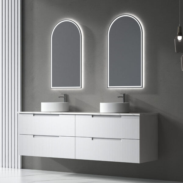 AUWH412 Plywood Wall Hung Vanity - 1500mm Single/Double