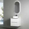 CAWH41-600_Side_View AUWH412 Plywood Wall Hung Vanity - 600mm