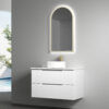 CAWH41-900_Side_View AUWH412 Plywood Wall Hung Vanity - 900mm
