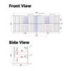 CAWH42-1500 AUWH42 Wall Hung Vanity - 1800mm Double