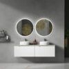 CAWH43-1500_Front_View_2023 AUWH43 Wall Hung Vanity - 1500mm Single/Double