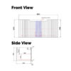CAWH44-900 AUWH44 Wall Hung Vanity - 900mm