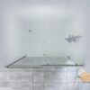 CSS20-6 SS20 - Brushed Nickel Wall to Wall Front Only Sliding Shower Screen - Multiple Sizes (1130-1750mm)