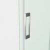 CSS20-7 SS20 - Brushed Nickel Sliding Door Shower Screen - 1150x850mm (Suit On 1200x900 Base)