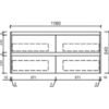 WH10-1200 AU10 Wall Hung Vanity - 1200mm
