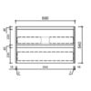 WH10-900 AU10 Wall Hung Vanity - 900mm