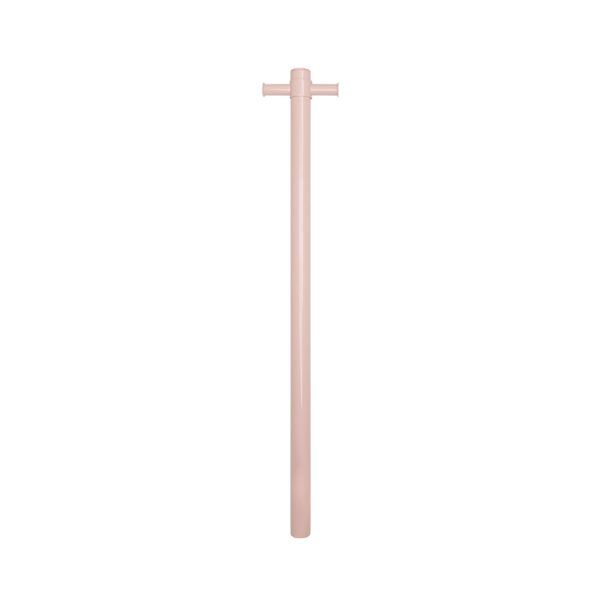 Thermogroup 12V Dusty Pink Straight Round Vertical Single Heated Towel Rail 900mm