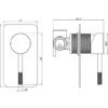 EC7508GM Gun Metal Shower Mixer