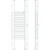 Thermogroup Straight Round Floor to Ceiling Heated Towel Rail