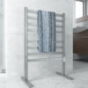 FS55E-2 Thermogroup 240Volt Straight Flat Free-Standing Heated Towel Rail